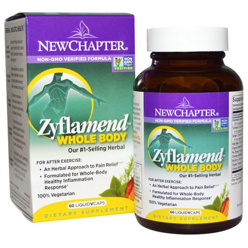 New Chapter, Zyflamend Whole Body, 60 Vegetarian Capsules فوائد