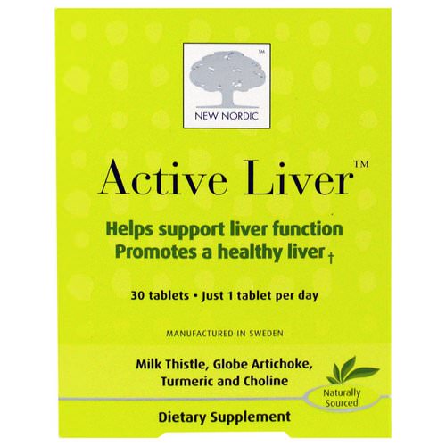 New Nordic, Active Liver, 30 Tablets فوائد