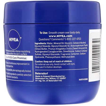 Nivea, Body Cream, Essentially Enriched, 13.5 fl oz (382 g):مرطب جسم, حمام