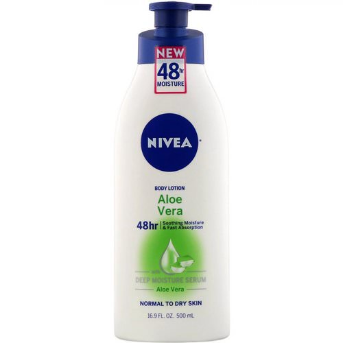 Nivea, Body Lotion, Aloe Vera, 16.9 fl oz (500 ml) فوائد