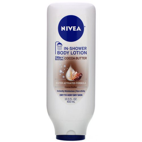 Nivea, In-Shower Body Lotion, Cocoa Butter, 13.5 fl oz (400 ml) فوائد