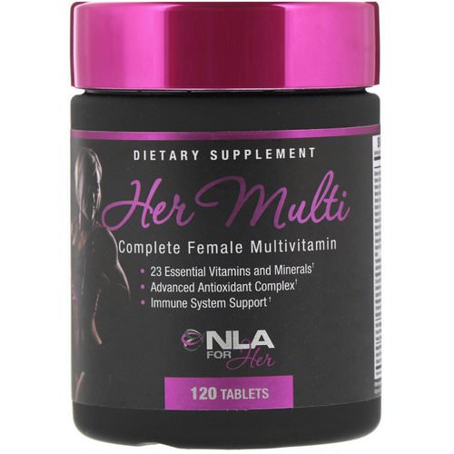 NLA for Her, Her Multi, Complete Female Multivitamin, 120 Tablets فوائد