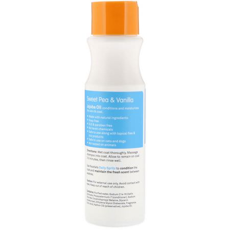 Nootie, Jojoba Oil Pet Shampoo, Sweet Pea & Vanilla, 16 fl oz (473 ml):تطهير الجسمr, Conditioner