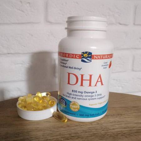 Nordic Naturals DHA - DHA, Omegas EPA DHA, زيت السمك, المكملات الغذائية
