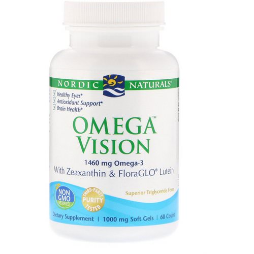 Nordic Naturals, Omega Vision, 1,000 mg, 60 Soft Gels فوائد