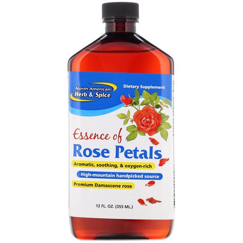 North American Herb & Spice, Essence of Rose Petals, 12 fl oz (355 ml) فوائد