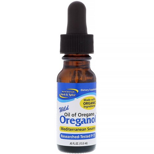 North American Herb & Spice, Oreganol P-73, .45 fl oz (13.5 ml) فوائد