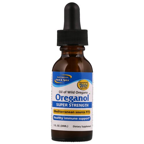 North American Herb & Spice, Oreganol, Super Strength, 1 fl oz (30 ml) فوائد