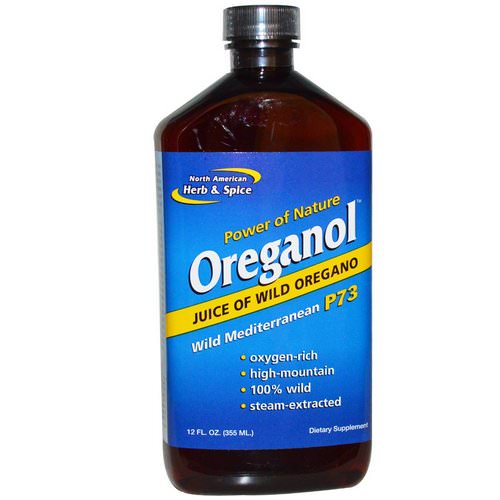 North American Herb & Spice, Oreganol, Wild Mediterranean P73, 12 fl oz (355 ml) فوائد