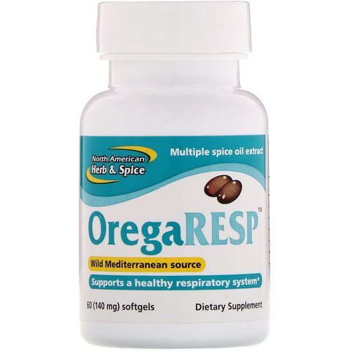 North American Herb & Spice, OregaResp, 140 mg, 60 Softgels فوائد