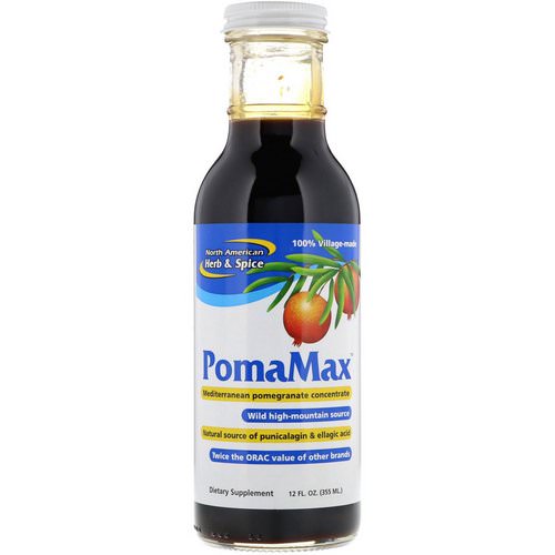 North American Herb & Spice, PomaMax, Mediterranean Pomegranate Concentrate, 12 fl oz (355 ml) فوائد
