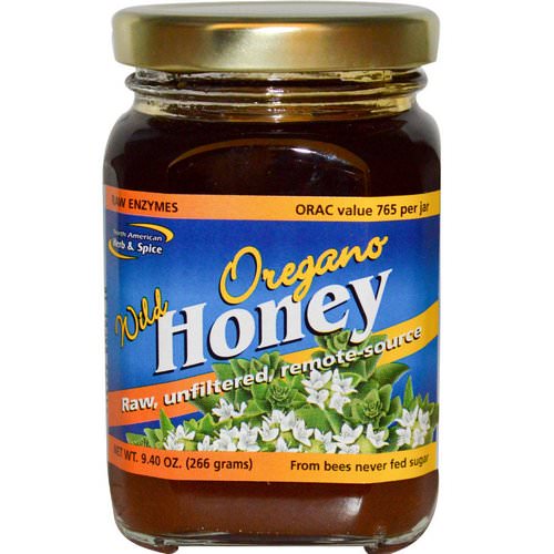 North American Herb & Spice, Wild Oregano Honey, 9.40 oz (266 g) فوائد