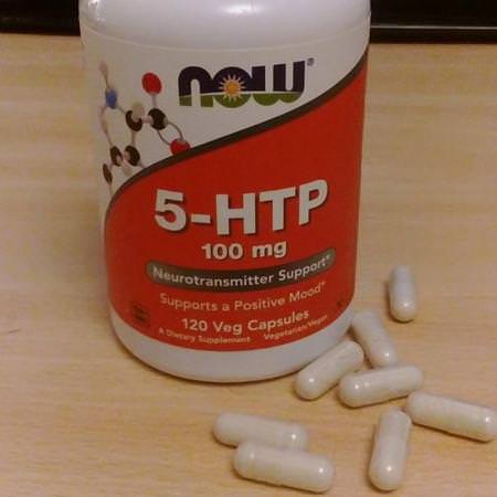 Now Foods, 5-HTP, 100 mg, 120 Veg Capsules