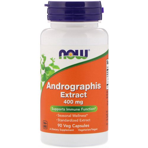 Now Foods, Andrographis Extract, 400 mg, 90 Veg Capsules فوائد