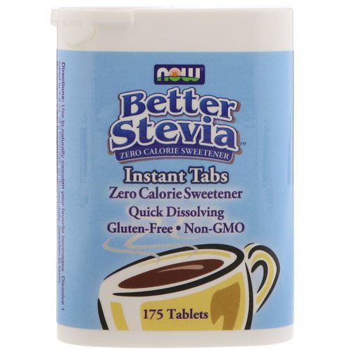 Now Foods, Better Stevia, Instant Tabs, 175 Tablets فوائد