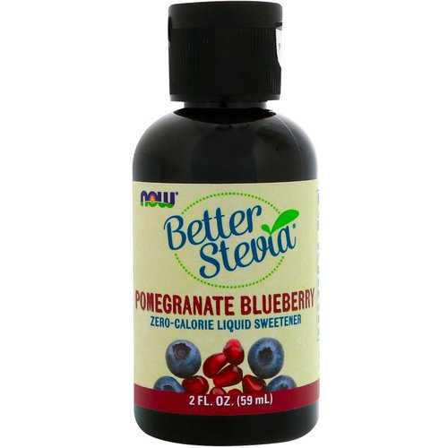 Now Foods, Better Stevia, Zero-Calorie Liquid Sweetener, Pomegranate Blueberry, 2 fl oz (59 ml) فوائد