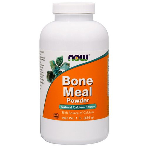 Now Foods, Bone Meal, Powder, 1 lb (454 g) فوائد