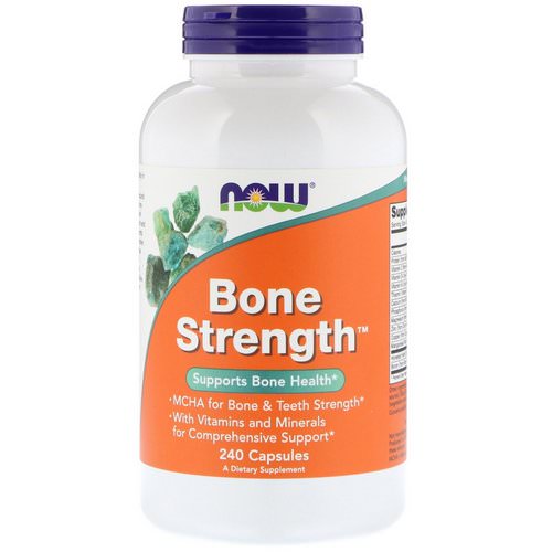 Now Foods, Bone Strength, 240 Capsules فوائد