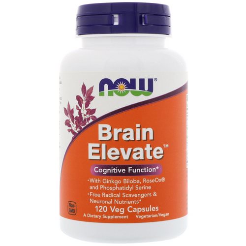 Now Foods, Brain Elevate, 120 Veg Capsules فوائد