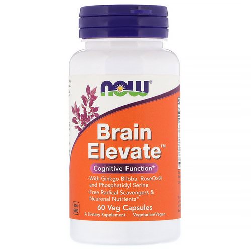Now Foods, Brain Elevate, 60 Veg Capsules فوائد