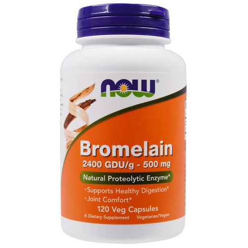 Now Foods, Bromelain, 500 mg, 120 Veg Capsules فوائد