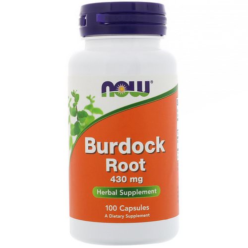 Now Foods, Burdock Root, 430 mg, 100 Capsules فوائد