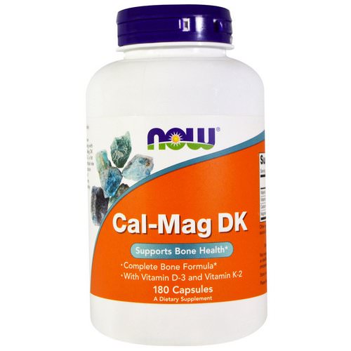 Now Foods, Cal-Mag DK, 180 Capsules فوائد