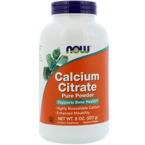 Now Foods, Calcium Citrate, Pure Powder, 8 oz (227 g) فوائد