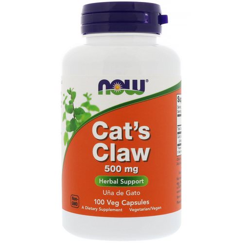 Now Foods, Cat's Claw, 500 mg, 100 Veg Capsules فوائد