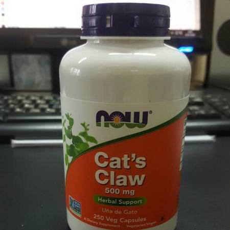 Now Foods, Cat's Claw, 500 mg, 250 Veg Capsules