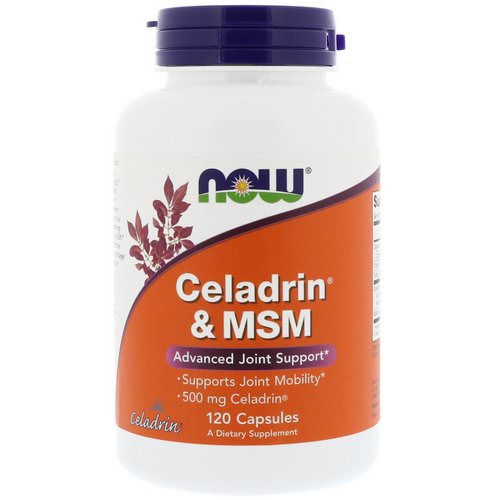 Now Foods, Celadrin & MSM, 120 Capsules فوائد