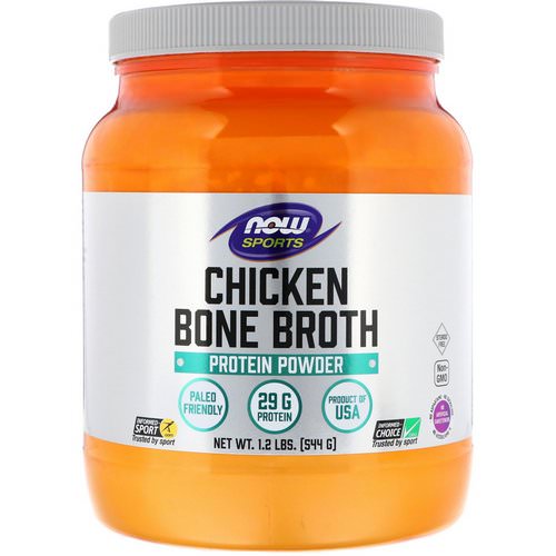 Now Foods, Chicken Bone Broth, 1.2 lbs (544 g) فوائد