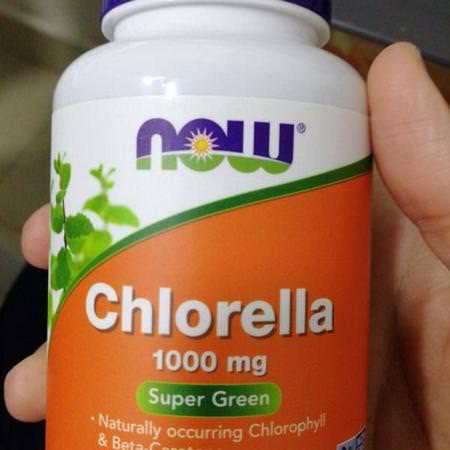 Now Foods Chlorella - Chlorella, الطحالب, س,برف,دس, الخضر