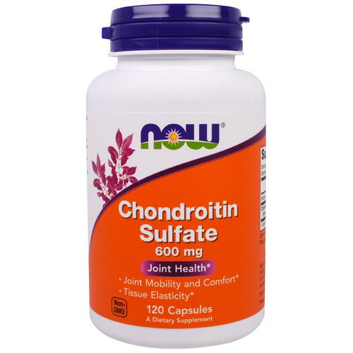 Now Foods, Chondroitin Sulfate, 600 mg, 120 Capsules فوائد