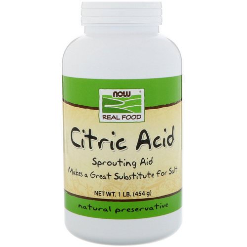 Now Foods, Citric Acid, 1 lb (454 g) فوائد