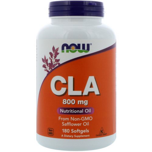 Now Foods, CLA, 800 mg, 180 Softgels فوائد