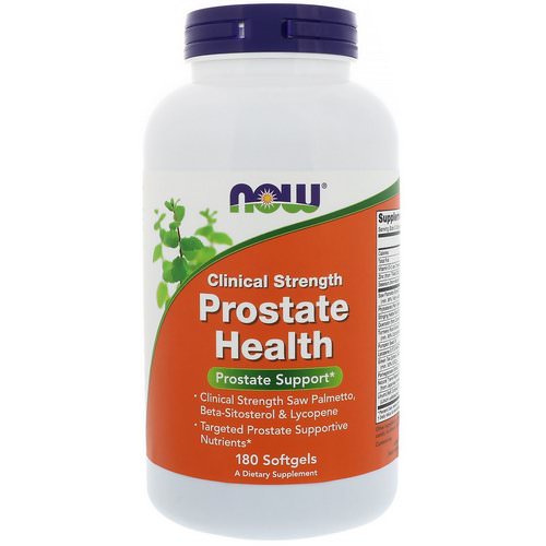Now Foods, Clinical Strength Prostate Health, 180 Softgels فوائد