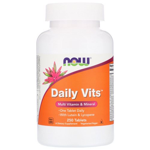 Now Foods, Daily Vits, 250 Tablets فوائد