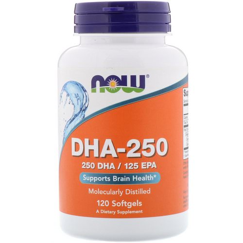Now Foods, DHA-250/EPA-125, 120 Softgels فوائد