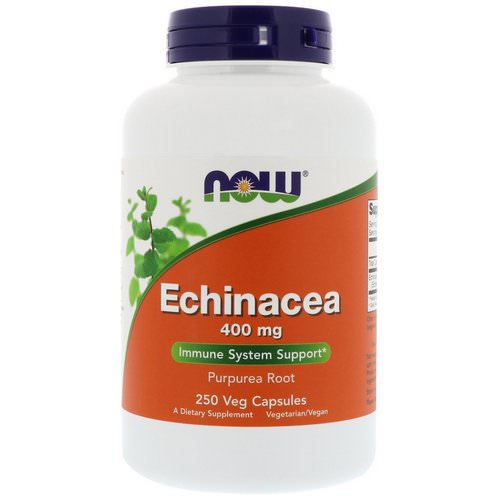 Now Foods, Echinacea, 400 mg, 250 Veg Capsules فوائد
