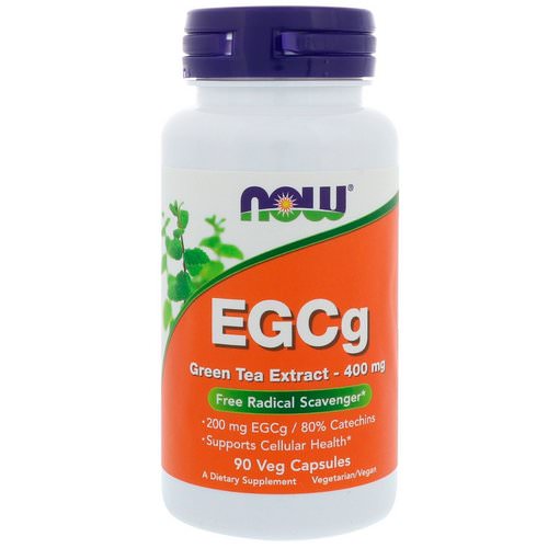 Now Foods, EGCg, Green Tea Extract, 400 mg, 90 Veg Capsules فوائد