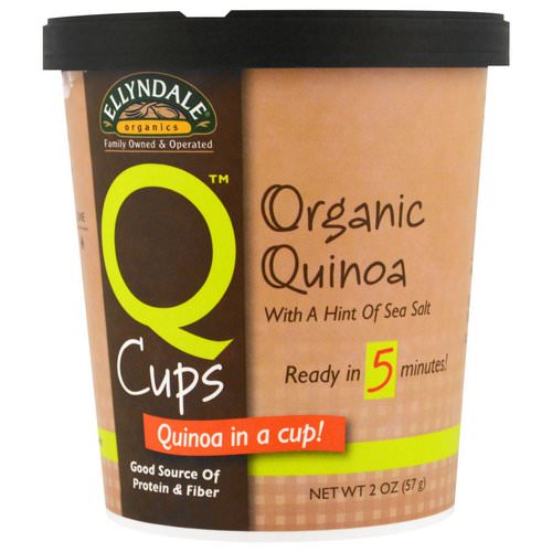 Now Foods, Ellyndale Naturals, Quinoa Cups, Organic Quinoa, 2 oz (57g) فوائد