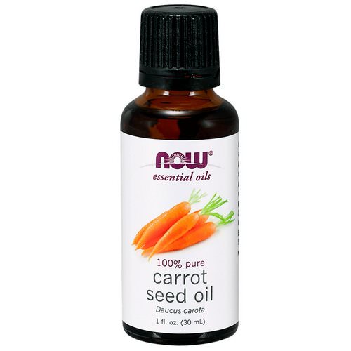 Now Foods, Essential Oils, Carrot Seed Oil, 1 fl. oz. (30 ml) فوائد