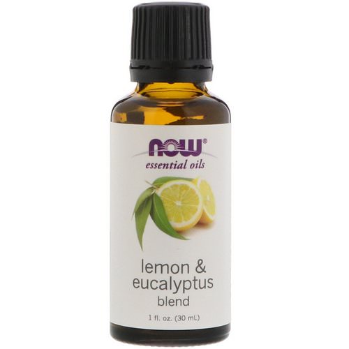 Now Foods, Essential Oils, Lemon & Eucalyptus Blend, 1 fl oz (30 ml) فوائد