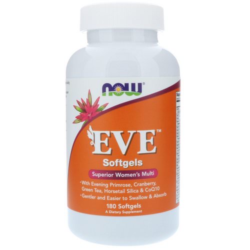 Now Foods, EVE Superior Women's Multi, 180 Softgels فوائد