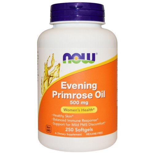 Now Foods, Evening Primrose Oil, 500 mg, 250 Softgels فوائد