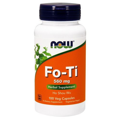 Now Foods, Fo-Ti, Ho Shou Wu, 560 mg, 100 Veg Capsules فوائد