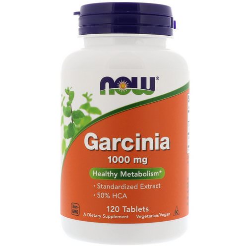 Now Foods, Garcinia, 1,000 mg, 120 Tablets فوائد