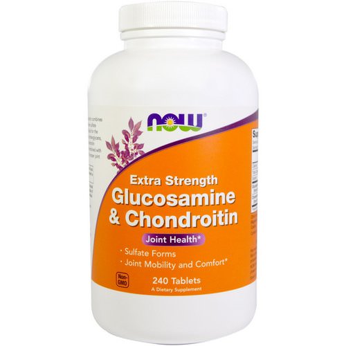 Now Foods, Glucosamine & Chondroitin, Extra Strength, 240 Tablets فوائد