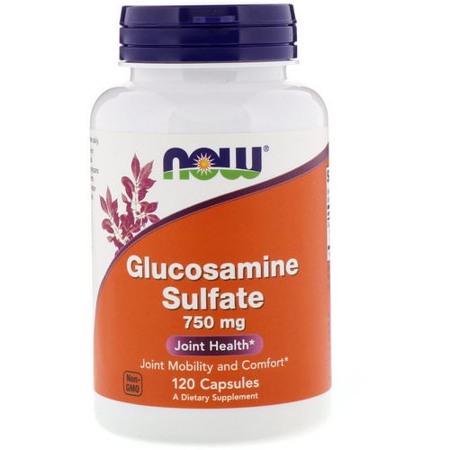 Now Foods, Glucosamine Sulfate, 750 mg, 120 Capsules فوائد